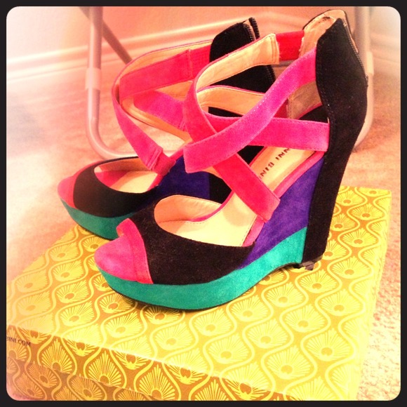 Gianni Bini Multi Wedge Heels