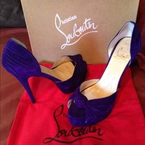Christian Louboutin "inspired" Purple Peep Toe