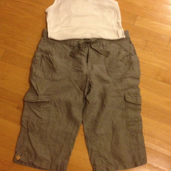 Banana Republic linen pants size 8