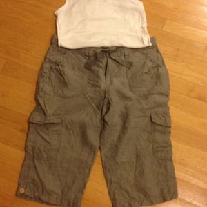 Banana Republic linen pants size 8