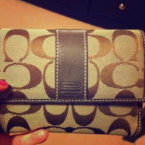Authentic coach wallet