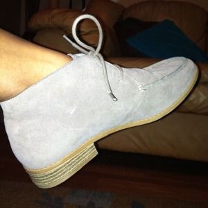 **RESERVED** Grey Hushpuppy style booties