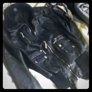 Leather jacket