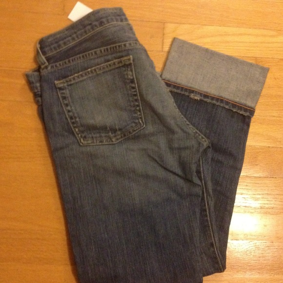 J Crew cropped denim NWT size 6