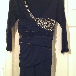 Zip side dress