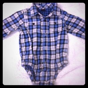Gap plaid onsie