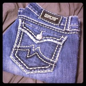 Miss Me Jeans. Size 31R. Lightly worn.