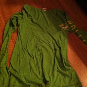 Green Hollister shirt