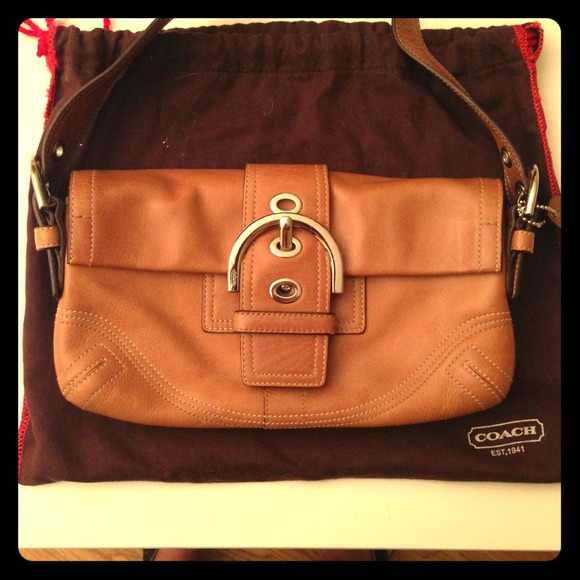 Coach Purse Small Chestnut Leather