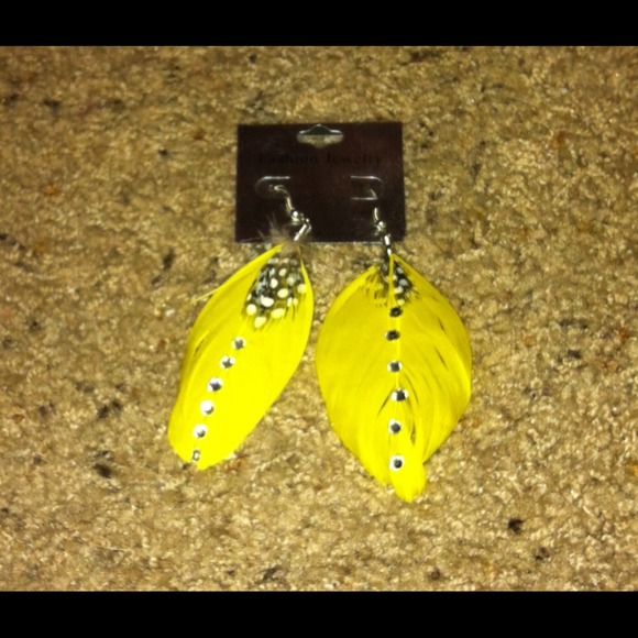 Feather earrings