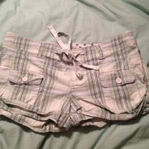 Abercrombie and Fitch plaid shorts