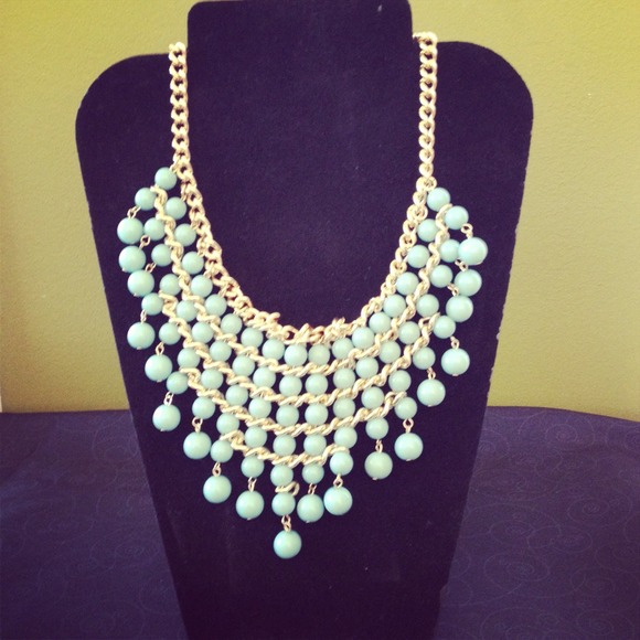 Turquoise/Gold Necklace