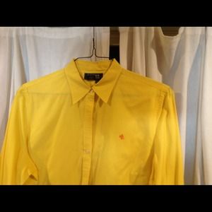 Two Ralph Lauren women's dress shirts.