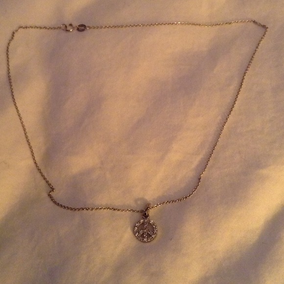 Peace sign necklace