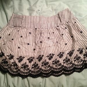 Black and white skirt