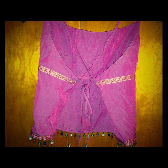Worn once very unique backless top