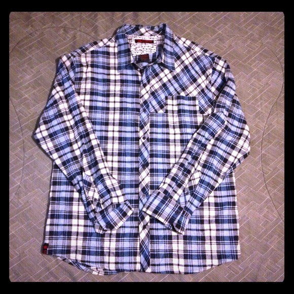BNWOT Men's Blue Flannel - Picture 1 of 1