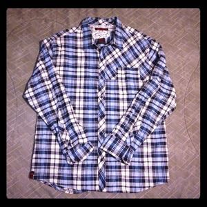 BNWOT Men's Blue Flannel