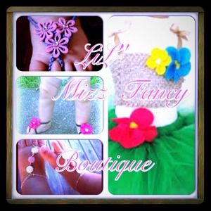 Baby Barefoot Sandals By Lil' Mizz Fancy boutique
