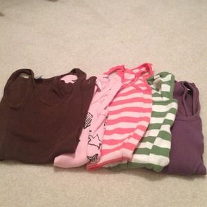 5 wife beaters (tank tops)