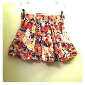 Floral skirts with pockets