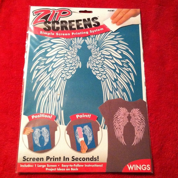 "White wings" Simple Screen printing system