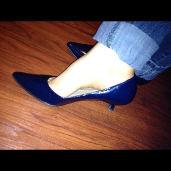 Blue shoes