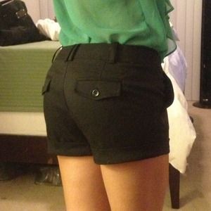 Black dressy shorts
