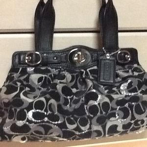 Black, grey and silver