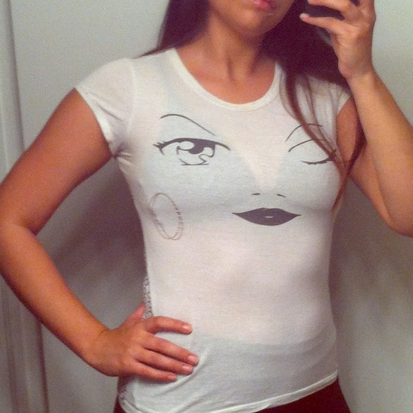 Winky face top