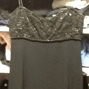 Black cocktail dress