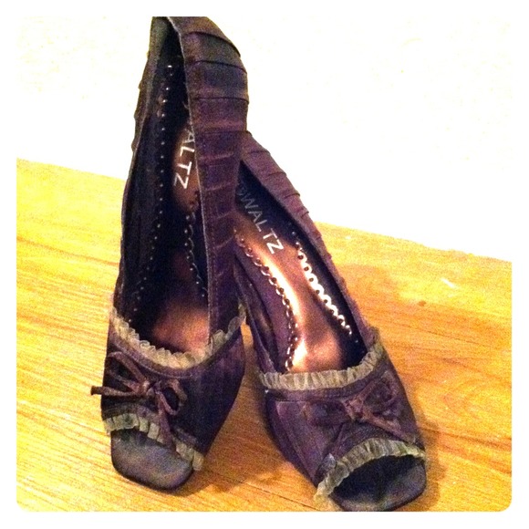 Deep brown heels