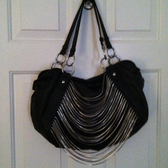 Black Medium Leather Olivia & Joy