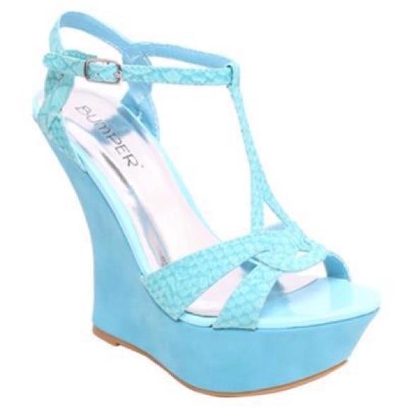 Sky Blue Wedge
