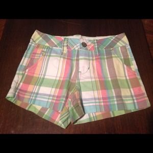 New w/o tags Justice plaid shorts  free shipping