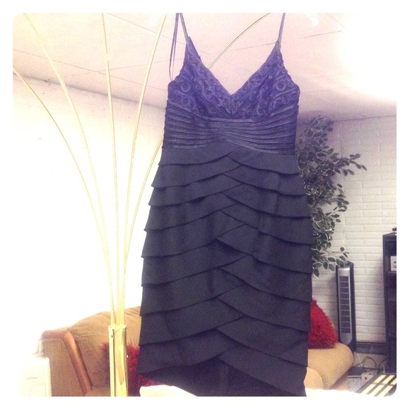 XSCAPE elegant black dress