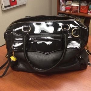 🚫SOLD🚫Rebecca Minkoff Black and Patent MAM