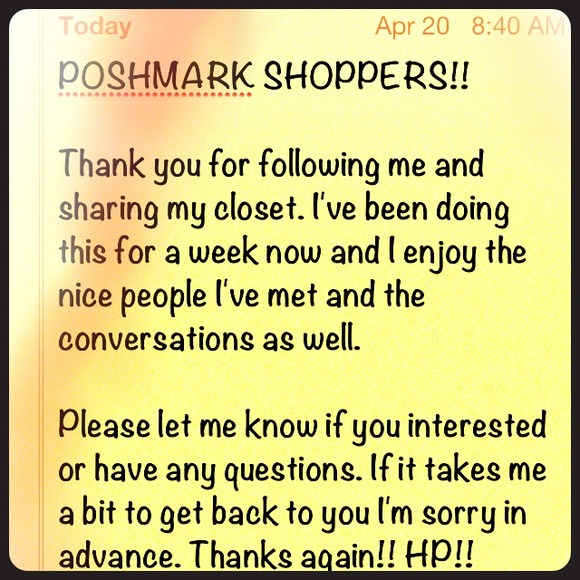Lots of stuff from my closet!