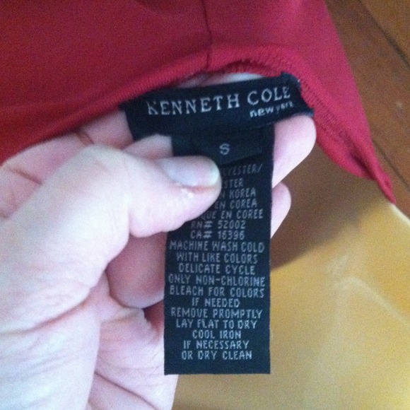 ⚡️SOLD in bundle ⚡️Kenneth Cole New York red dress - Picture 2 of 3