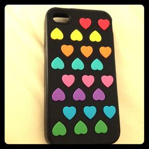iPhone 4/4S Cover ❤💛💚💙💜