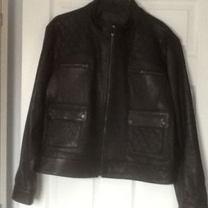Ralph Lauren women leather jacket