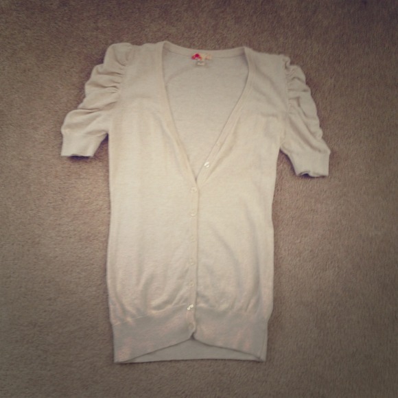 Cute oatmeal cardigan