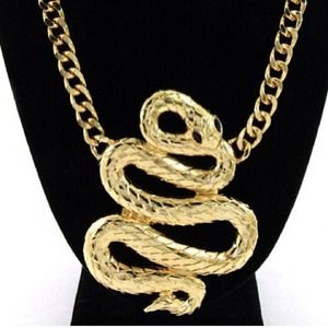 Chunky snake necklace