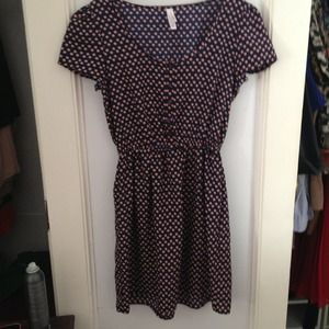 Orange and Blue Dress Small