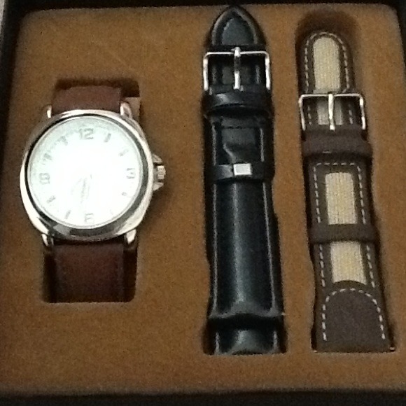 Other - Watch with 3 changeable bands-men's