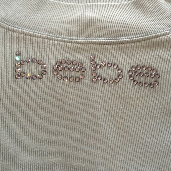 🚫Sold🚫Light Blue Bebe shirt - Picture 2 of 3