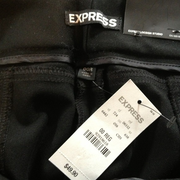 🚫SOLD🚫Express Dress Pants Size 00R Skinny Cut - Picture 2 of 4