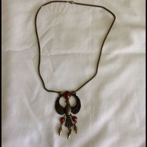 Eagle with Red Stone NWOT