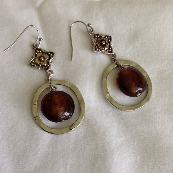 Brown Earring