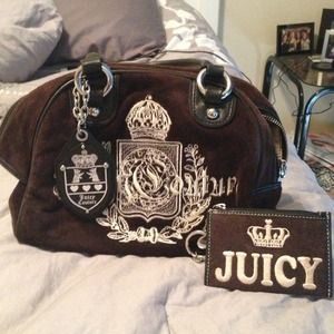 Juicy Couture Purse and coin Wallet ( great Trio)